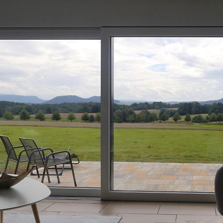 Auszeit Mit Weitblick In Der Sachsischen Schweiz - Kleiner Bauernhof Mit Tieren Und Wallbox Rathmannsdorf Chambre photo