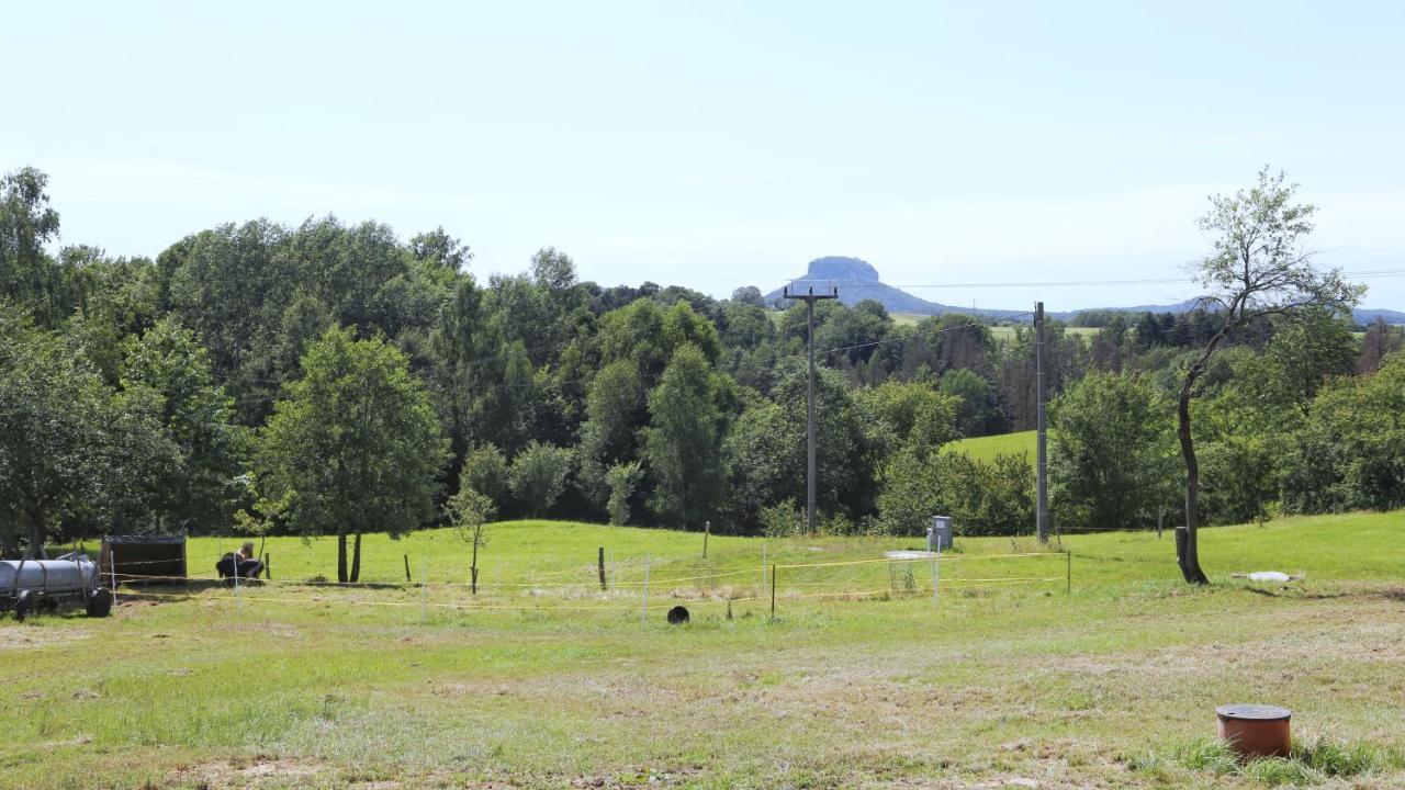 Auszeit Mit Weitblick In Der Sachsischen Schweiz - Kleiner Bauernhof Mit Tieren Und Wallbox Rathmannsdorf Extérieur photo