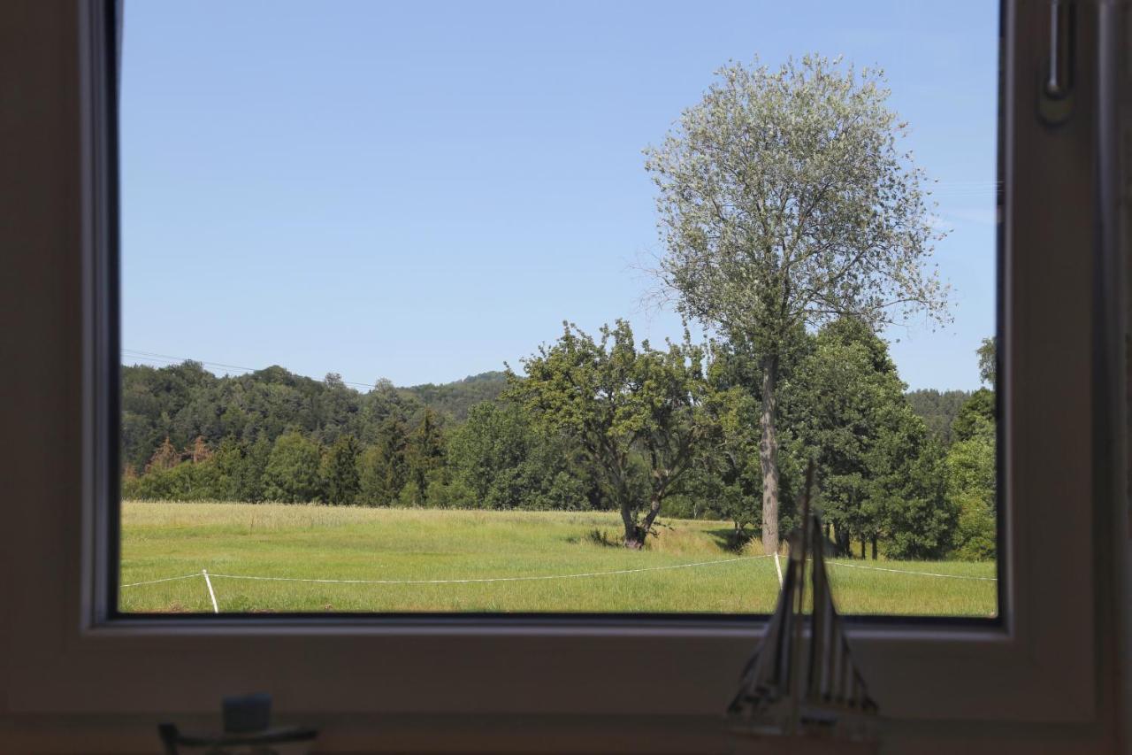 Auszeit Mit Weitblick In Der Sachsischen Schweiz - Kleiner Bauernhof Mit Tieren Und Wallbox Rathmannsdorf Extérieur photo